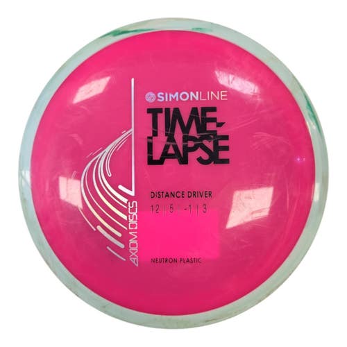 Used Axiom NEUTRON TIME-LAPSE Disc Golf Driver Neon Pink 174g 11450-S000527635