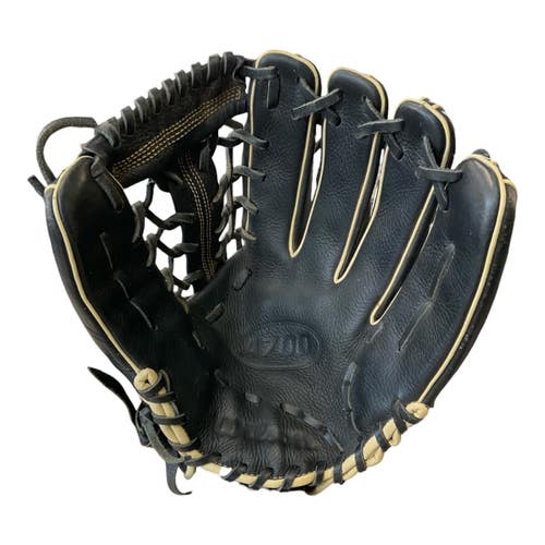 Used Wilson A700 BB/SB Glove RH Throw Black 12" 11450-S000527630