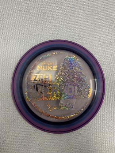 Used Discraft NUKE EZRA ADERHOLD Disc Golf Driver Purple 11490-S000276971