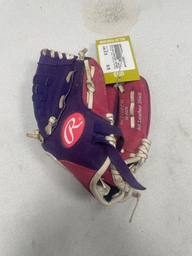 Used Rawlings HIGHLIHGT HFP10PPW BB/SB Glove RH Throw Pink 10" 11490-S000276939