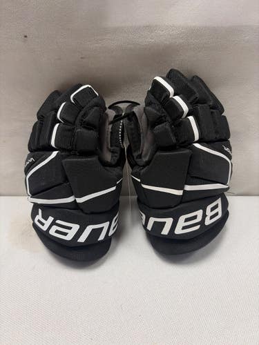 Used Bauer VAPORS Senior Gloves Black 10" 11490-S000276814