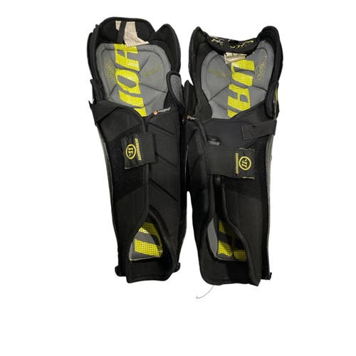 Used Warrior QX PRO Senior Shin Guards Black 15" 11847-S000038065