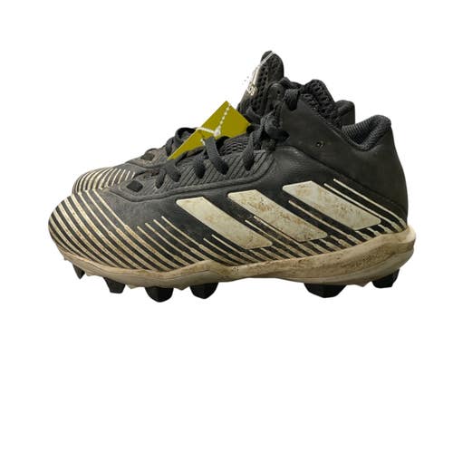 Used Adidas Jr FB Cleats Black Junior 01 11847-S000038044