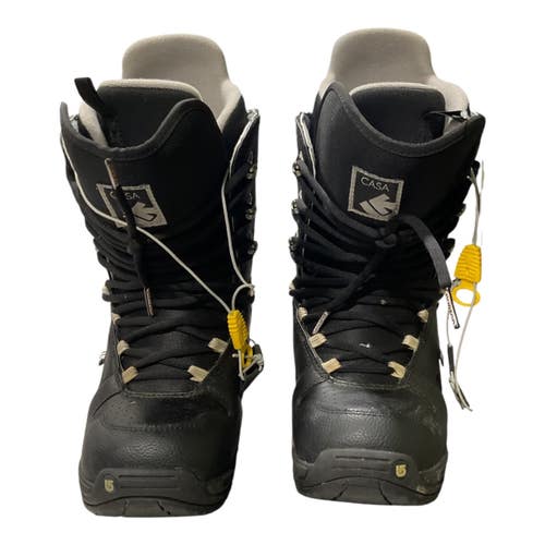 Used Burton IMPRINT Womens Snowboard Boots Black Senior 10 11847-S000038038