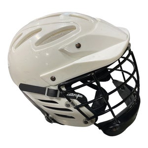 Used STRYKE Lacrosse Helmet White One Size 11847-S000038017
