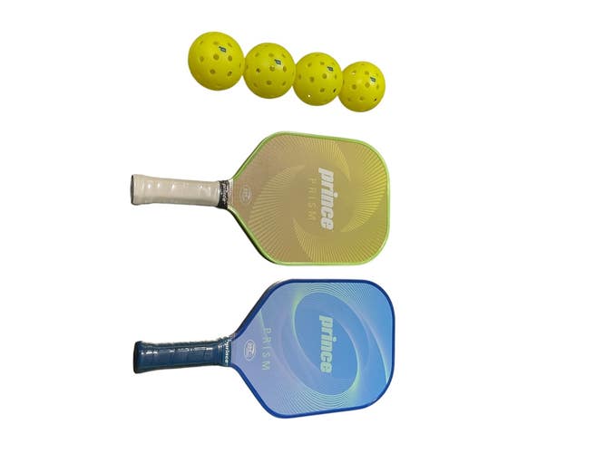 Used Prince PICKLEBALL SET Pickleball Racquet Royal Blue 11847-S000038162