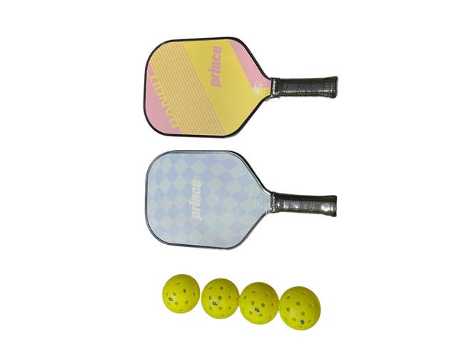 Used Prince PICKLEBAL SET Pickleball Racquet Navy Blue 11847-S000038163