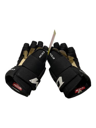 Used CCM JETSPEED Junior Gloves Black 12" 11847-S000038126