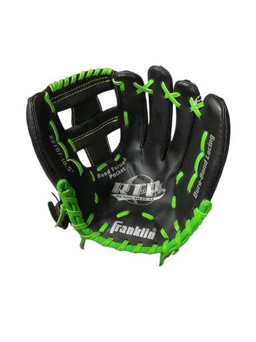 Used Franklin RTP BB/SB Glove RH Throw Black 10 1/2" 11847-S000038124