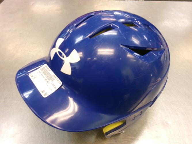 Used Under Armour HELMET Batting Helmet No Mask Royal Blue One Size 11339-S000206124