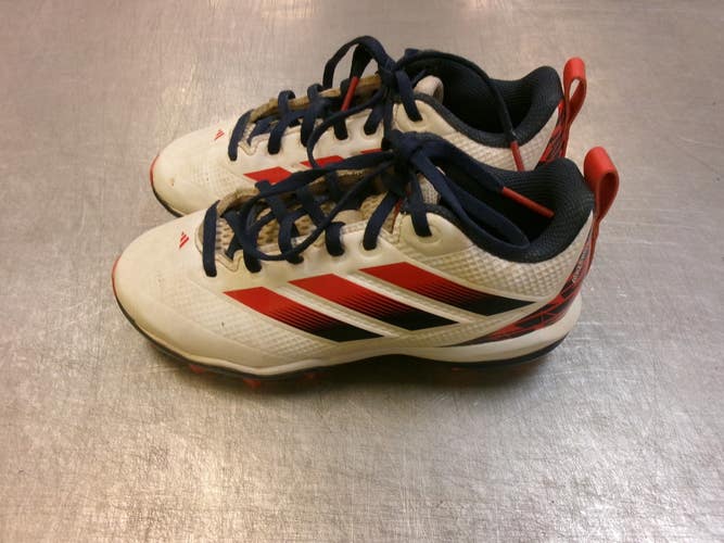 Used Adidas ADIZERO IMPACT BB/SB Cleats White Junior 01.5 11339-S000206118