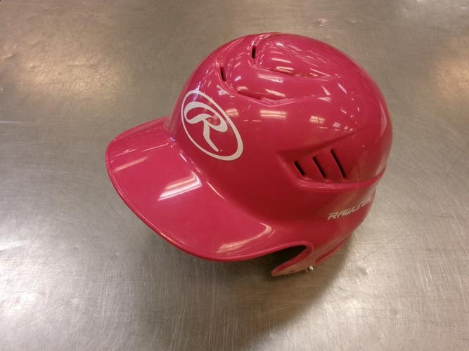 Used Rawlings COOLFLO Batting Helmet No Mask Pink MD 11339-S000206081