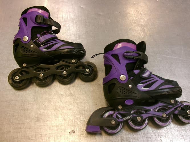 Used DIKASHI Junior Rec Fitness Skates Purple Adjustable 11339-S000206044