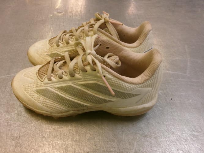 Used Adidas Soccer Cleats White Junior 02.5 11339-S000205980