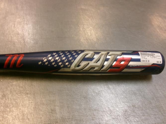 Used Marucci CAT 9 CONNECT BB/SB High School -3 Bat 33" 11339-S000205909