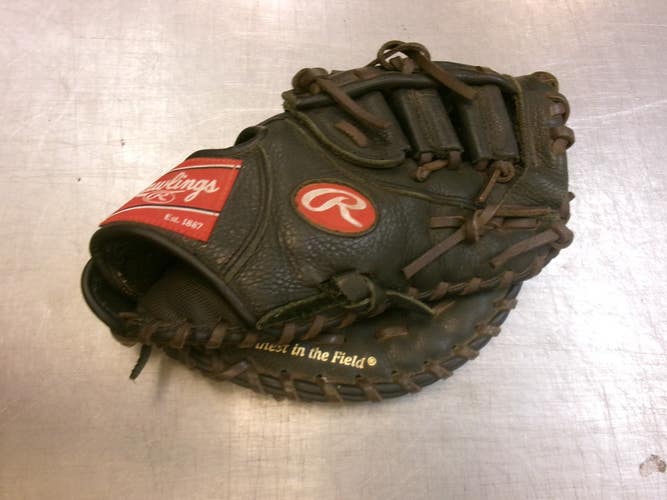 Used Rawlings HIGHLIGHT SERIES BB/SB First Base RH Throw Black 11 1/2" 11339-S000205906