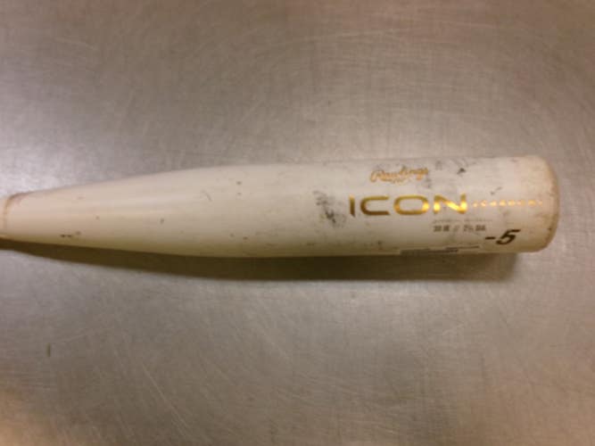 Used Rawlings ICON BB/SB USSSA 2 3/4 Bat 30" 11339-S000206140