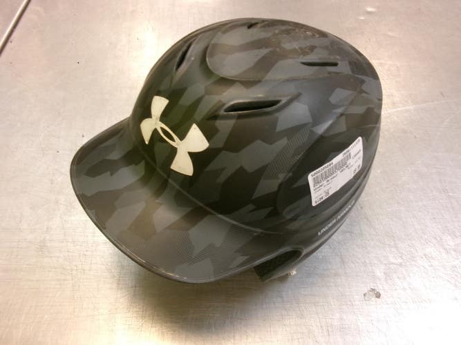 Used Under Armour HELMET Batting Helmet No Mask Black One Size 11339-S000205894