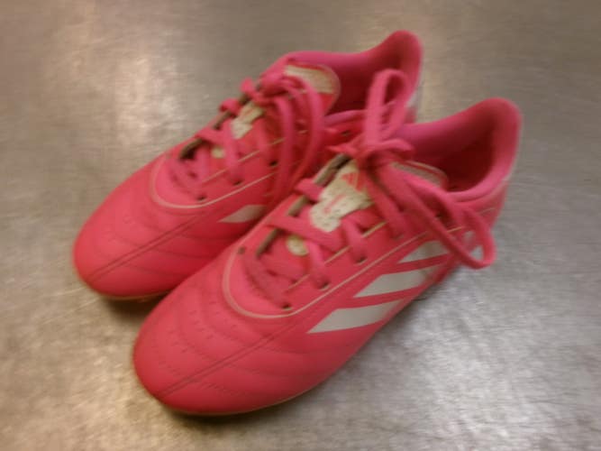 Used Adidas Soccer Cleats Pink And White Junior 02 11339-S000205879