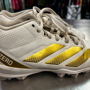 Used Adidas ADIZERO Jr FB Cleats White Junior 03 11868-S000071472