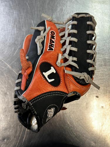 Used Louisville Slugger OMAHA DEFENSE SERIES BB/SB Glove LH Throw Orange 12 3/4" 11868-S000071454