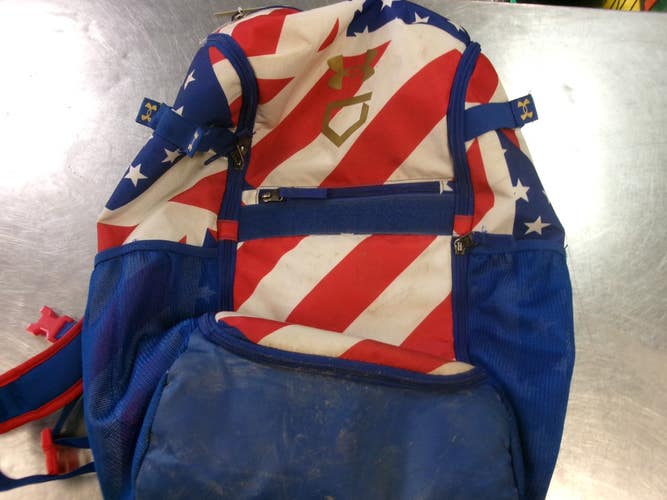 Used Under Armour USA BACKPACK BB/SB Player Backpack Royal Blue 11868-S000071435