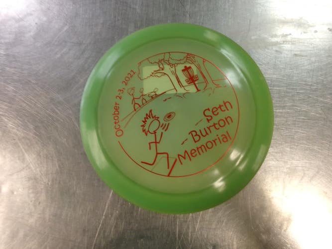 Used SETH BURTON Disc Golf Driver Yellow 11868-S000071409