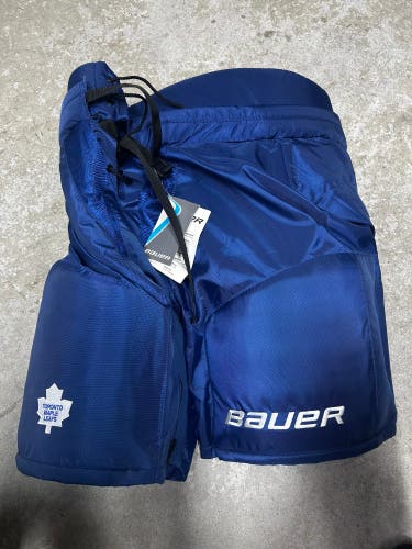 SR X-Large / TG Bauer Nexus Pro Lite Hockey Pants (Like New) TORONTO MAPLE LEAFS Pro Stock