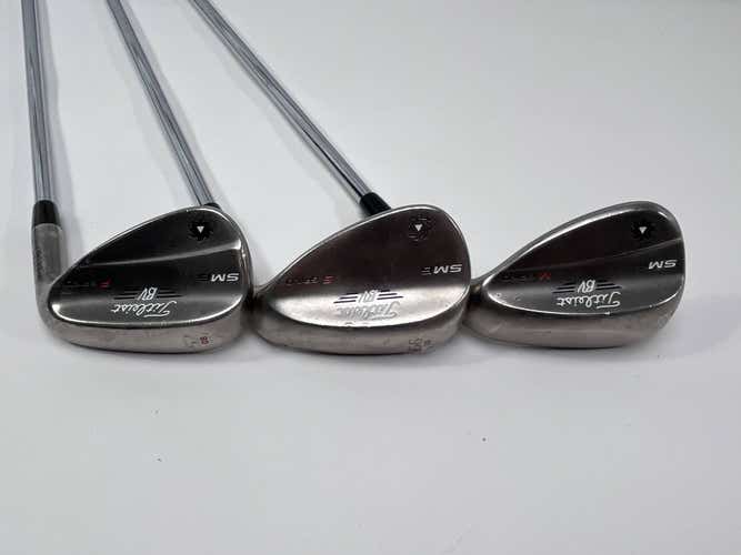 Titleist Vokey SM6 Steel Grey Wedge Set 52* 8 | 56* 10 | 60* 8 Stiff RH