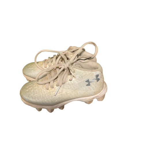 Used Under Armour UA WHITE CLEATS BB/SB Cleats White Youth 11.0 11834-S000056081