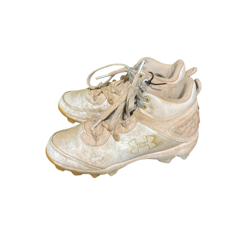 Used Under Armour WHITE CLEATS BB/SB Cleats White Junior 01 11834-S000056080