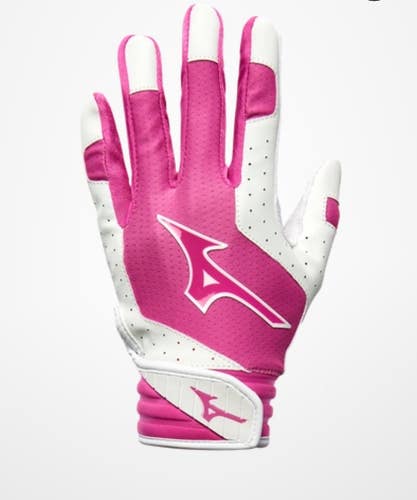 New FINCH XS PINK/WHITE BATTING GLOVES 11834-MIZ330428XS