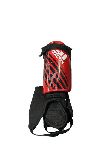 Used Adidas Soccer Shin Guards Junior Red SM 11834-S000056009