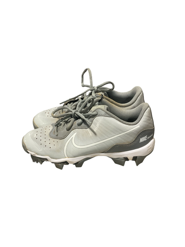 Used Nike DIAMOND BASEBALL BB/SB Cleats Grey Junior 03.5 11834-S000056008