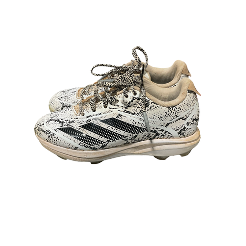 Used Adidas 3 STRIPE LIFE BB/SB Cleats White Junior 03.5 11834-S000055958