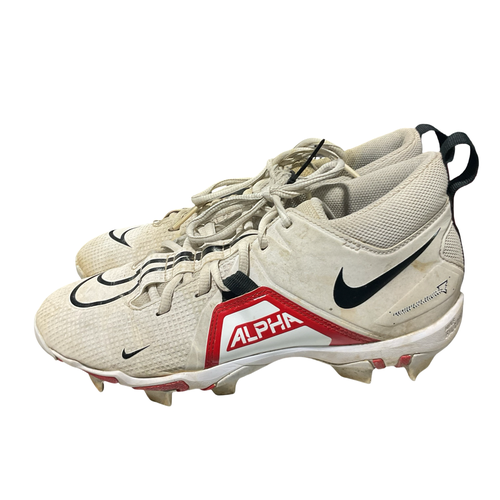 Used Nike Adult FB Cleats White Senior 7.5 11834-S000055955
