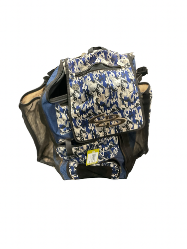 Used BoomBah BLACK/BLUE BOOMBAH ROLLED BAG BB/SB Player Wheeled Bag Royal Blue 11834-S000056289