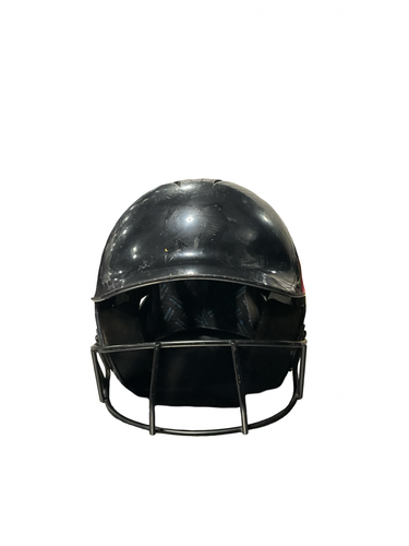 Used Champro MD SZ 6 1/2- 7 Batting Helmet w/Mask Black MD 11834-S000056153