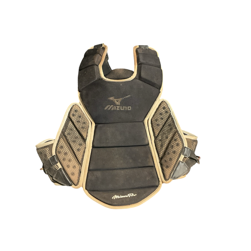 Used Mizuno CHEST PROTECTOR Catchers Chest Protector Black Adult 11834-S000056088