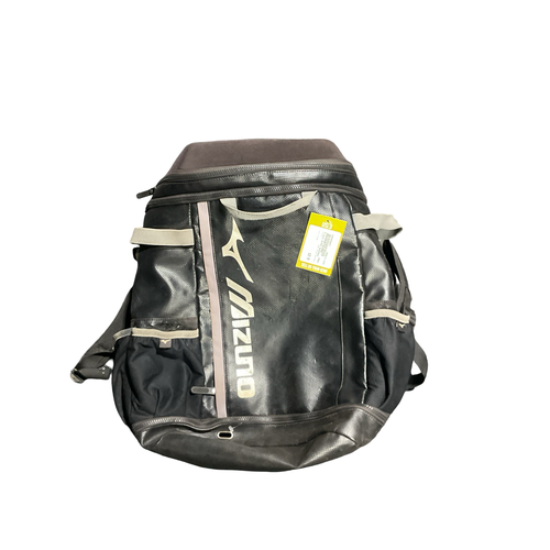 Used Mizuno BLACK BACKPACK BB/SB Player Backpack Black 11834-S000056087