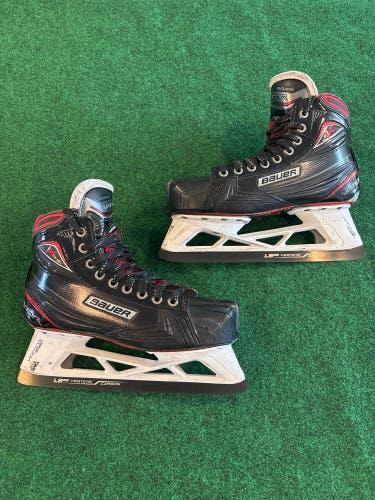 Senior Bauer Vapor 1X Hockey Goalie Skates (Regular) Size 8 (Used)