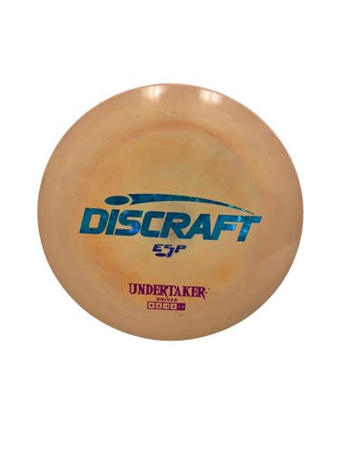 Used Discraft ESP Undertaker 174g Disc Golf Driver Orange 11692-S000156467