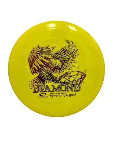 Used Latitude 64 Gold Diamond 156g Disc Golf Driver Yellow   11692-S000156452