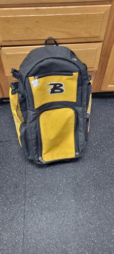 Used BoomBah LARGE BACKPACK BB/SB Player Backpack Yellow 11497-S000160882