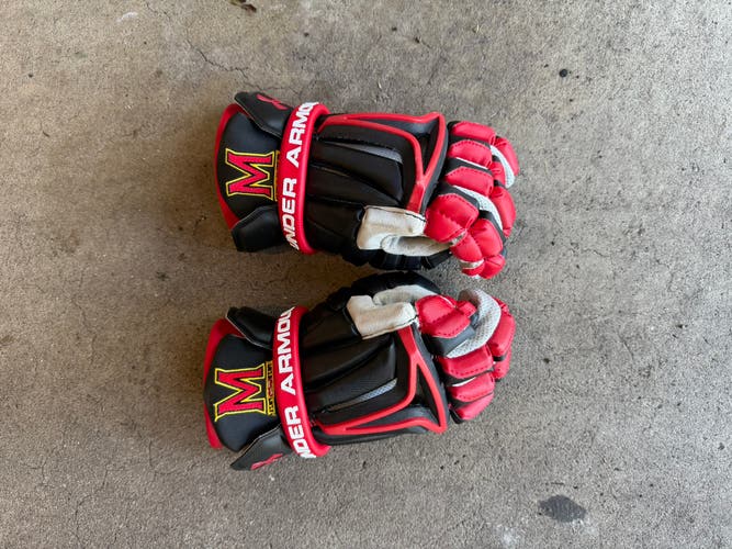 Maryland Under Armour BioFit Lacrosse Gloves (Used)
