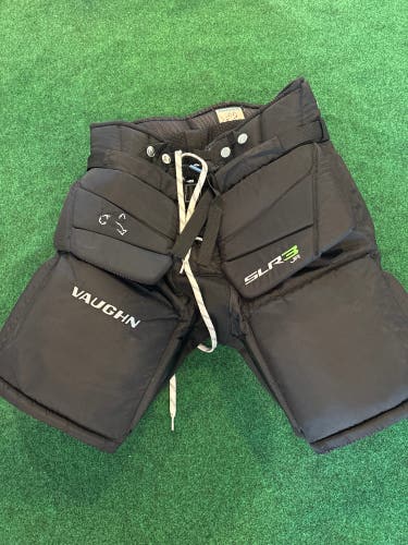 Black Vaughn Ventus SLR3 Hockey Goalie Pants (Used) | Junior XL