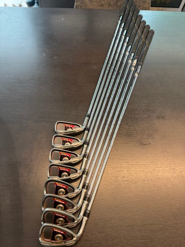 Men's 2008 TaylorMade Burner Plus LH Irons Regular Flex (8 Clubs) #4 - GW
