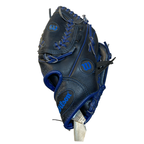 Used Wilson A200 BB/SB Glove RH Throw Black 10" 11706-S000385358