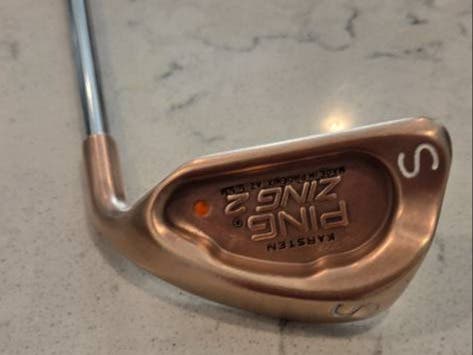 Vintage PING Zing 2 BeCu 52* Sand Wedge | Orange Dot Flat | JZ Steel Cushin Shaft