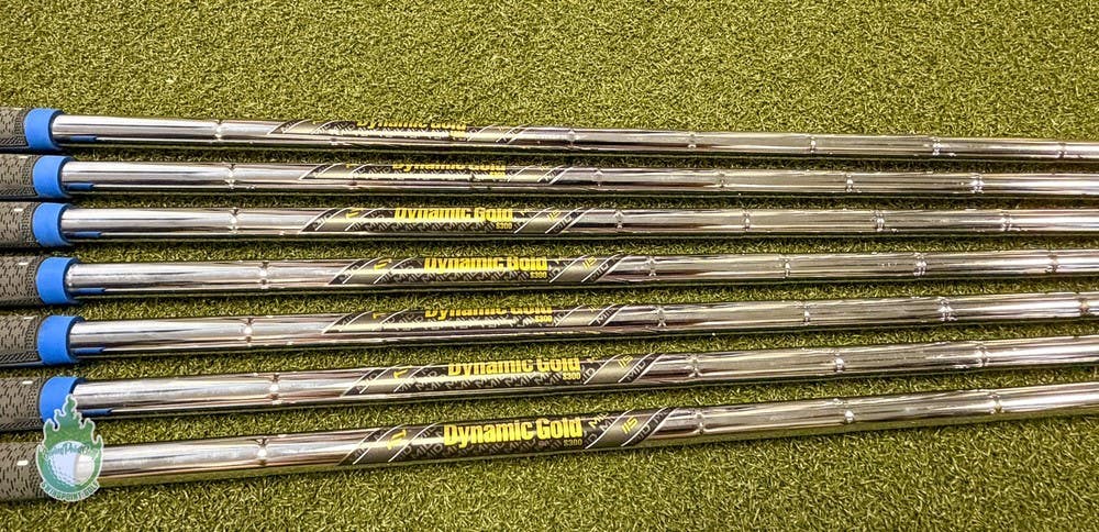 True Temper Dynamic Gold MID 115g S300 Stiff 4-PW Steel Iron Set Shafts .355"